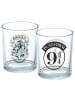 Geda Labels Trinkglas HP Hogwarts Express s/w 2er Set in Schwarz - 380 ml