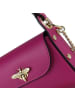 Toscanto Leder Umhängetasche Toscanto Tasche pink, fuchsia ca. 19cm