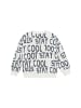 Minymo Sweater MISweatshirt LS AOP in Weiß