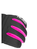 Reusch Fingerhandschuhe Alan Junior in 7003 blck/blck/pink glo