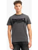 Lonsdale T-Shirt "Potternewton Herren T-Shirt normale Passform" in Schwarz