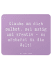 Mr. & Mrs. Panda Maus-Pad Spruch Die Freude an der Kreativität e... in Lavendeltraum