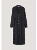 Hessnatur Kleid Midi Relaxed in schwarz