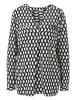 Heine Schlupf-Bluse in schwarz-ecru