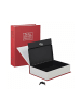 relaxdays Buchtresor in Rot - (B)20 x (H)27 x (T)6,5 cm