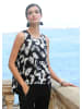 Alba Moda Animalprint-Shirt mit Passe in schwarz