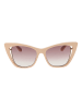 Roberto Cavalli Frauen Sonnenbrille Katzenauge Beige
