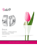 BALIA Silber 925 Damen Ohrstecker Gewölbt Ohrring