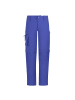 Trollkids Zipp-Off-Trekkinghose Slim Fit Oppland in glow blue