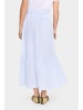 SAINT TROPEZ Rock ElmikoSZ Gerade Passform in Chambray Blue White Stripe