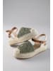 Aniston SHOES Plateausandale in khaki-braun