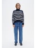 InWear Strickpullover TenleyIW Oversize fit in Blue / White