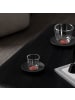Villeroy & Boch 6er Set Espressountertassen Manufacture Rock Glow ø 12,1 cm schwarz-kupfer in schwarz-kupfer