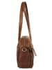 SPIKES & SPARROW Handtasche echt Leder in cognac