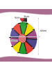COSTWAY Glücksrad zum Drehen in Bunt