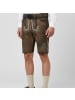 KRÜGER Lederhose Harvey mit Gürtel in braun