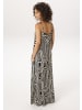 Aniston CASUAL Sommerkleid in schwarz-wollweiß