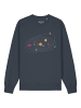 wat? Apparel Sweatshirt Sonnensystem in India Ink Grey