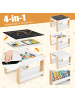 COSTWAY 3 tlg. Kindersitzgruppe ab 3 Jahren in Beige