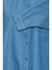 ICHI Hemd langarm IHBALLO Regular fit in Washed dark blue