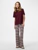 Pieces Wide Leg Hose in Tawny Port
