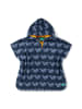 Little Green Radicals Baby Towel Poncho in Dark Blue