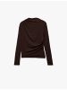 KOTON TSHIRT LS in Braun