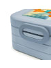 Mr. & Mrs. Panda Lunchbox Fuchs Keks Design ohne Spruch in Blau Pastell