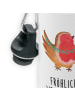 Mr. & Mrs. Panda Alu Trinkflasche Rotkehlchen Weihnachten mit Sp... in Weiß