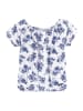 Kangaroos Carmenshirt in weiß/hellblau