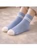 MUNADUNA 5er-Pack Kindersocken mit feinen Doppelstreifen in Blau