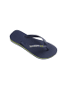Havaianas Kinder-Flip-Flops mit H.Brasil-Logo Blau
