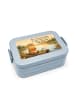 Mr. & Mrs. Panda Bento Box Otter See Pommes Design mit Spruch in Blau Pastell