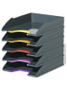 Durable Briefablagen Varicolor Tray Set Packung mit 5 Stück anthrazit