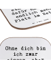 Mr. & Mrs. Panda gläseruntersetzer Spruch Liebeskummer Platz im ... in Weiß