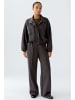 Oui Schlupfhose in dk brown white