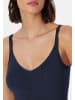 Schiesser Spaghetti Top Personal Fit in Creme / dunkelblau