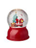 Butlers LED Schneekugel X-MAS Santa in Rot