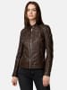Tazzio Lederjacke "F521" - in Braun