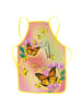 Kinderschürze mit Bauchtasche Schmetterling in Bunt