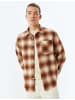 KOTON Shirt in Orange Karomuster