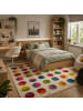 Pergamon Kinder Teppich Softstar Kids Fantasy Bunt in Rot