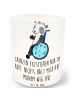 Mr. & Mrs. Panda Deko Windlicht Panda Rollstuhl mit Spruch in Transparent