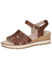 Caprice Sandalette in COGNAC NAPPA