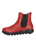 softinos Stiefelette Rot/Schwarz