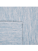 Beliani Kurzflor DERINCE in Blau - (W) 80 x (H) 1 x (L) 150 cm