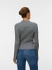 Vero Moda Strickjacke in Medium Grey Melange