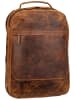 Greenburry Rucksack Vintage Overnighter XL in Sattelbraun