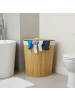 relaxdays Eckwäschekorb in Natur - (B)36 x (H)60 x (T)36 cm