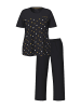 Ulla Popken Pyjama in schwarz